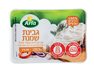 Arla עם תבלינים ועשבי תיבול